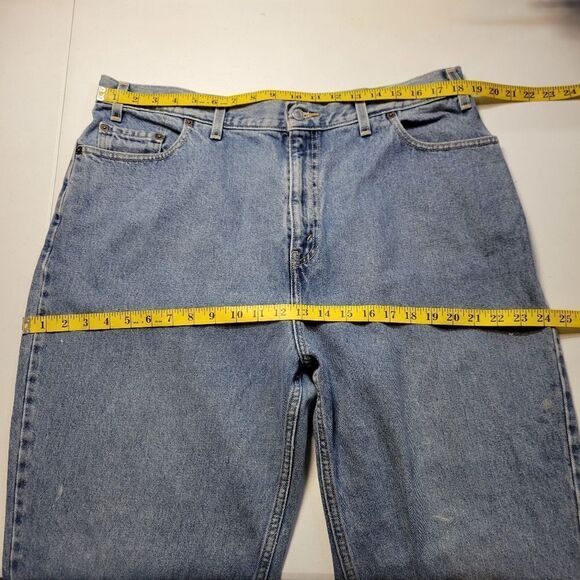 Levi's 550 Vintage Y2K Women's Plus Size 18 Relaxed Fit Tapered Leg Light Wash - Picture 7 of 13